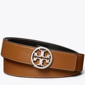 Tory Burch reversable Belt with Silver Buckle
